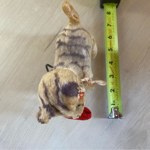 Vintage 1960s Japan Alps Windup Walking Cat Kitten Animal 5" Tall Acceptable - Picture 12 of 12